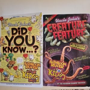 Uncle John's Bathroom Reader's For Kids Only Set of 2